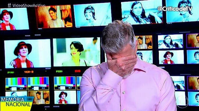 Miguel Falabella sensibiliza o público ao chorar em participação no "Vídeo Show"