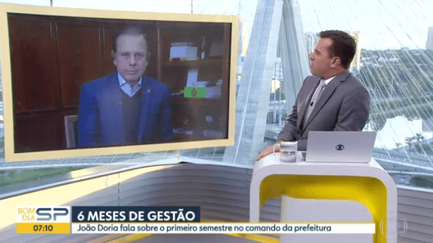 Jornalista da Globo coloca João Doria contra a parede: 'Cai na história do marketing'