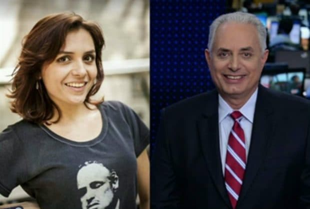 Colegas de emissora, Monica Iozzi detona o jornalista William Waack