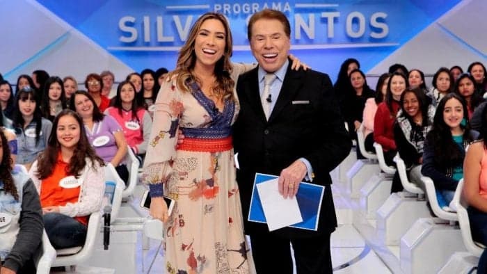 "De quem você está grávida?", pergunta Silvio Santos para a filha, Patricia Abravanel