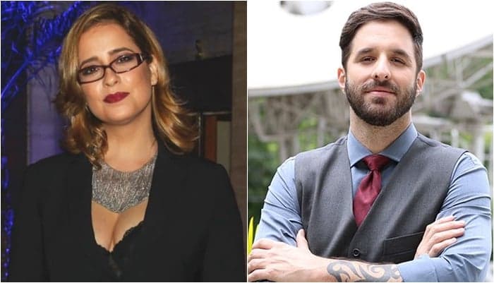 Par romântico de Rafinha Bastos em nova série, Paloma Duarte elogia humorista: "É um cara culto"