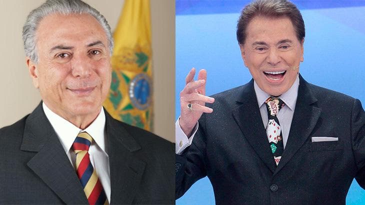 Após acerto, Michel Temer grava com Silvio Santos e Ratinho no SBT