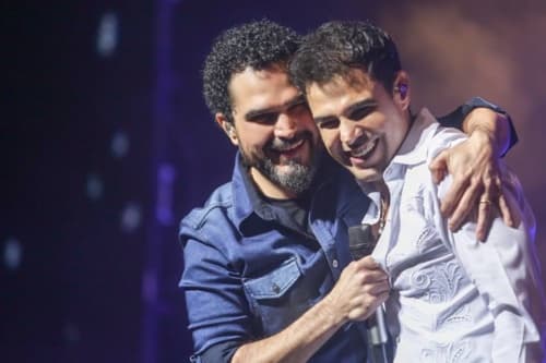 Luciano, após boato de desentendimento, declara amor a Zezé Di Camargo no aniversário do irmão