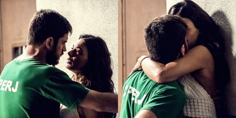 O beijo que Zeca deu em Ritinha na prisão que desencadeou toda confusão em "A Força do Querer" (Foto: Divulgação/Globo/João Miguel Júnior)