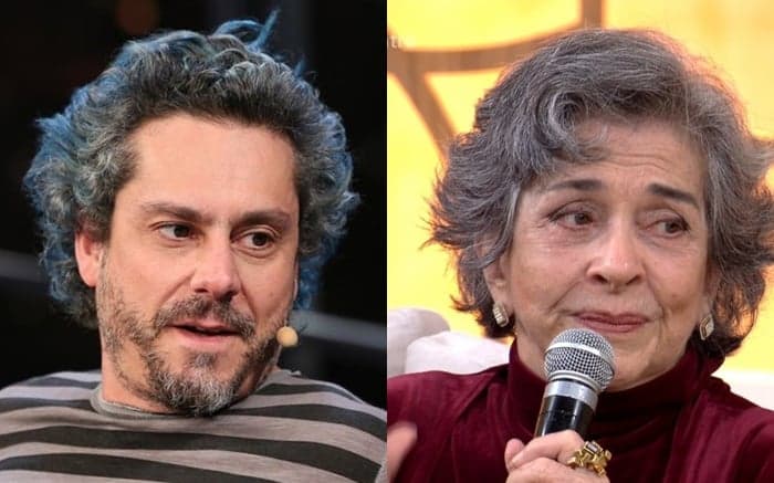 Betty Faria e Alexandre Nero discutem ao vivo em programa da Globo