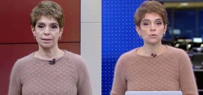 Apresentadora comanda dois telejornais em menos de duas horas na Globo