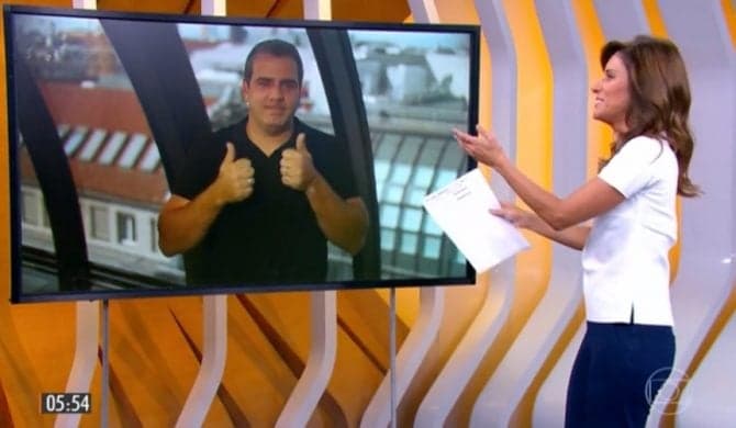 Jornalista é "cortado" ao vivo por Monalisa Perrone no "Hora Um"