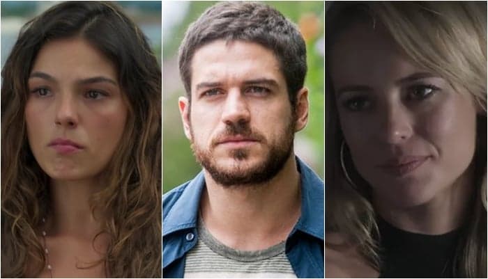 Marco Pigossi é "atormentado" por Paolla Oliveira e Isis Valverde nos bastidores de "A Força do Querer"; veja