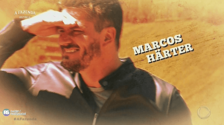 Logo na estreia da "Fazenda", Marcos Harter é detonado e sofre grande rejeição: #ForaMarcos