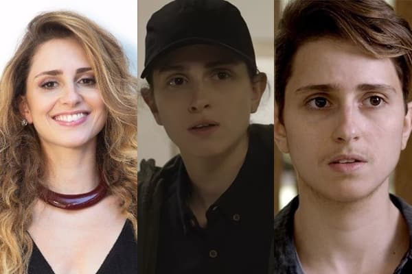 Carol Duarte tenta não ser reconhecida em festival, coloca boné, mas acaba imitando outra atriz da Globo