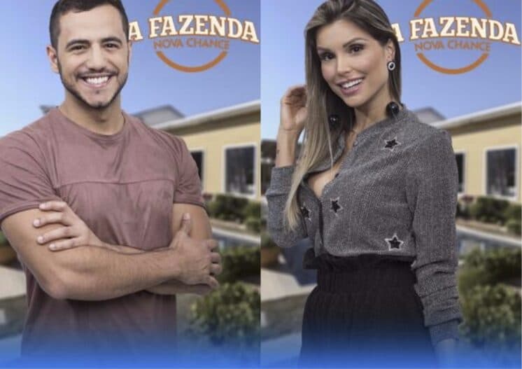 A Fazenda 9: Flávia e Matheus especulam sobre possível roça tripla