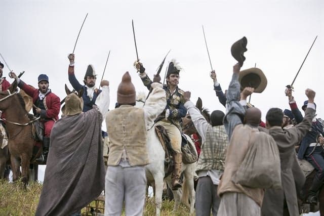 Gravação da Independência em Novo Mundo reúne 160 pessoas e emociona elenco