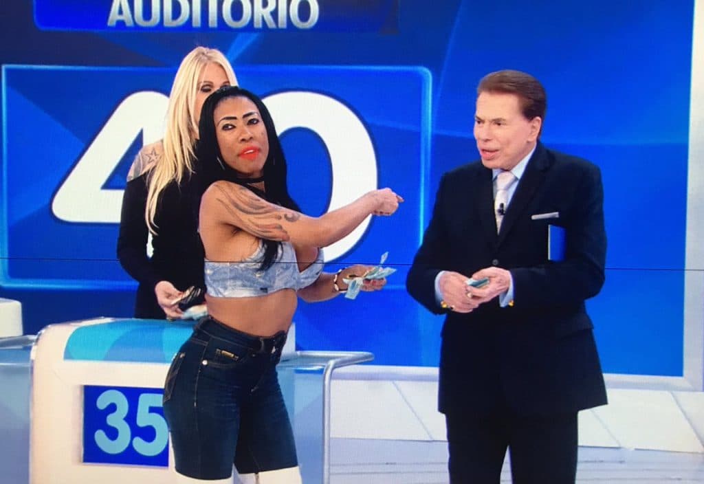 Encontro histórico entre Silvio Santos e Inês Brasil chocou os internautas