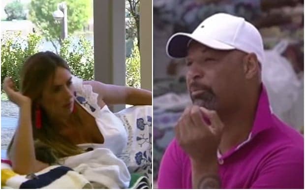 Com uma semana na "Fazenda", Dinei se declara para Nicole: "Eu te amo"
