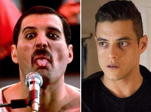 Veja a primeira foto do intérprete de Freddie Mercury em filme da banda Queen