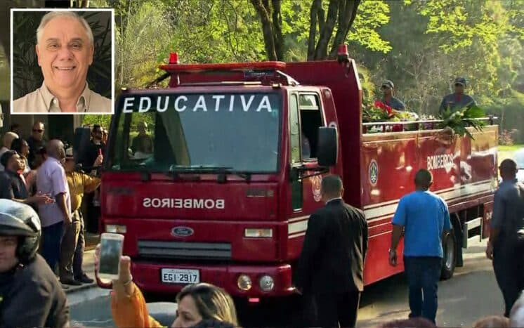 Corpo de Marcelo Rezende é sepultado em cerimônia restrita a família; fotos