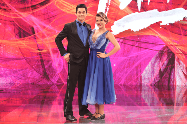 Ao som do foxtrote, Lucas Veloso alcança a liderança da "Dança dos Famosos"