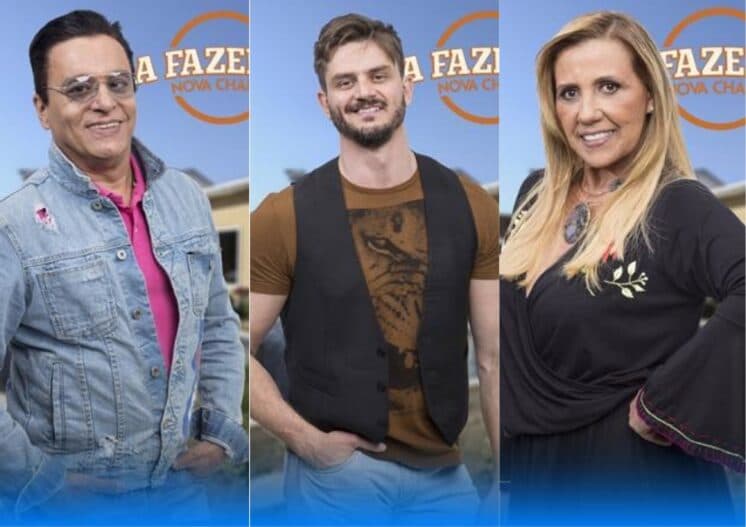 "A Fazenda": Nahim, Rita Cadillac e Marcos Härter estão na roça; quem deve ficar?