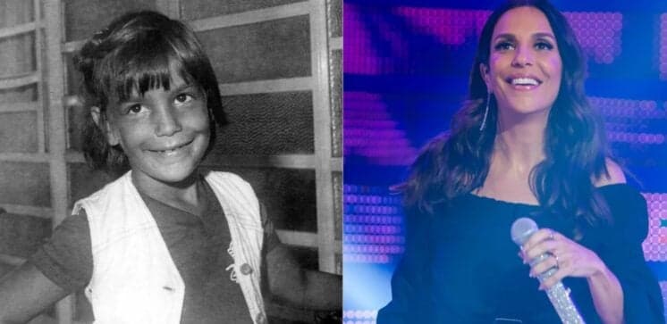 Foto de Ivete Sangalo bebê impressiona por semelhança com seu primeiro filho