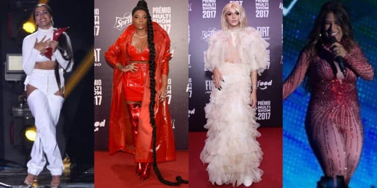 Cantoras foram eleitas as mais mal vestidas do Prêmio Multishow 2017
