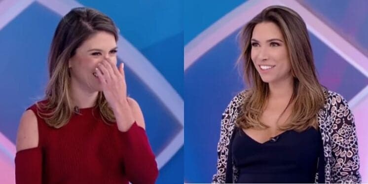 Grávida, Patricia Abravanel é trocada pela irmã no SBT