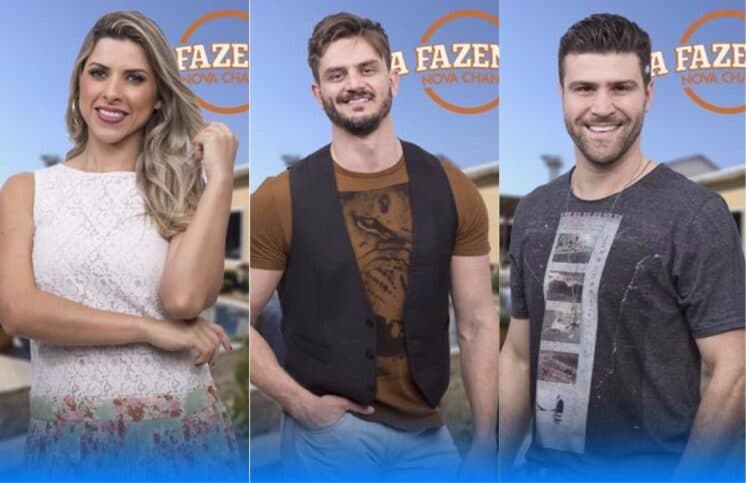 A Fazenda: Ana Paula Minerato, Marcos Harter e Marcelo Iê Iê estão na roça