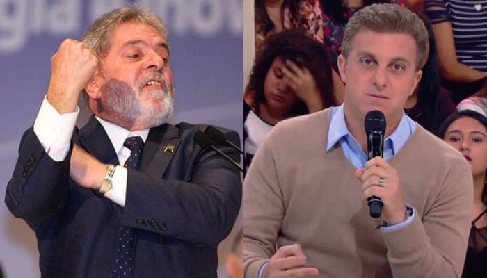 Em entrevista, Lula provoca Luciano Huck: "Tudo que quero na vida é disputar com alguém com o logo da Globo na testa"