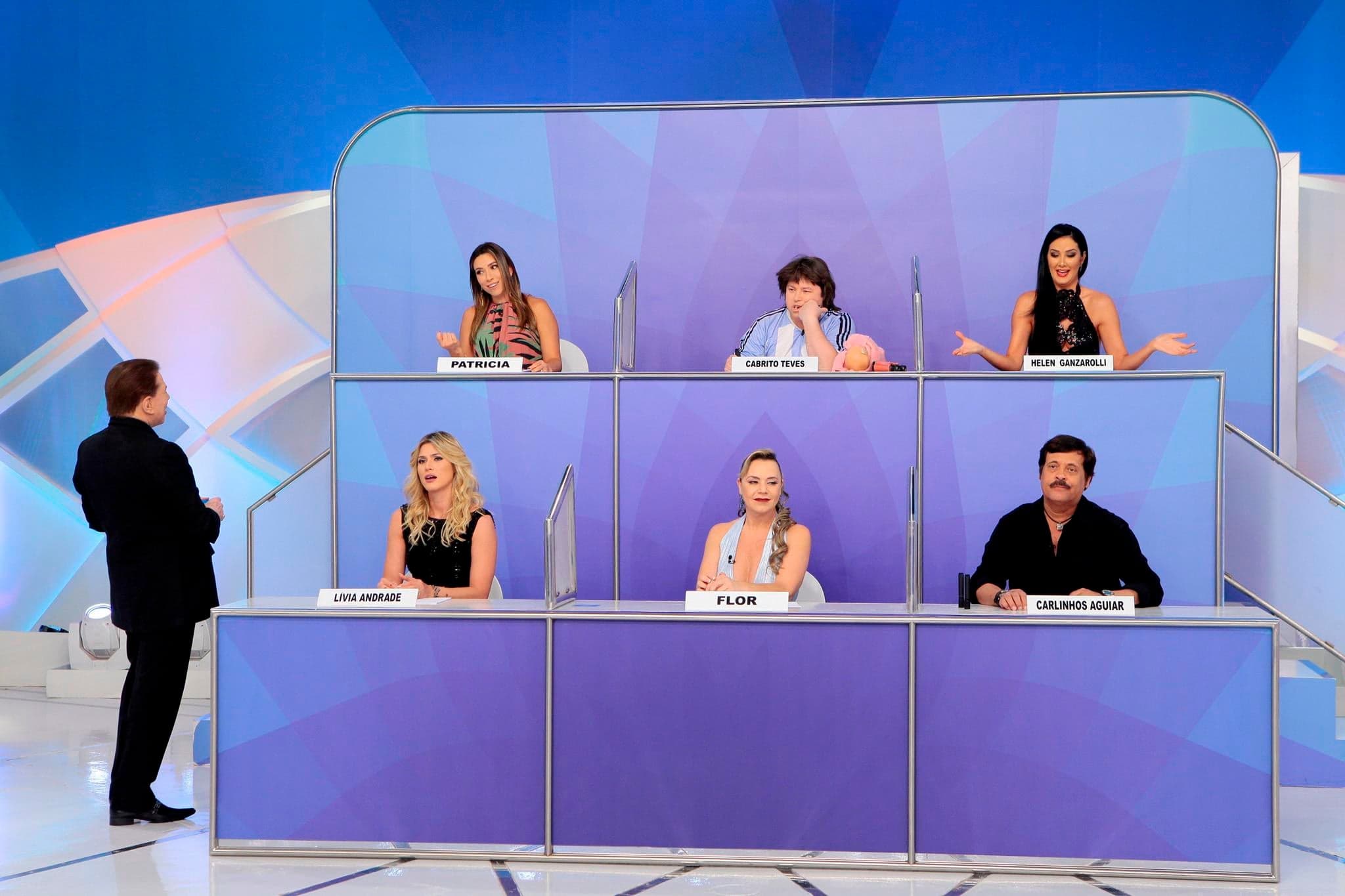 Jogo dos pontinhos no programa Silvio Santos (Foto: Lourival Ribeiro/SBT)