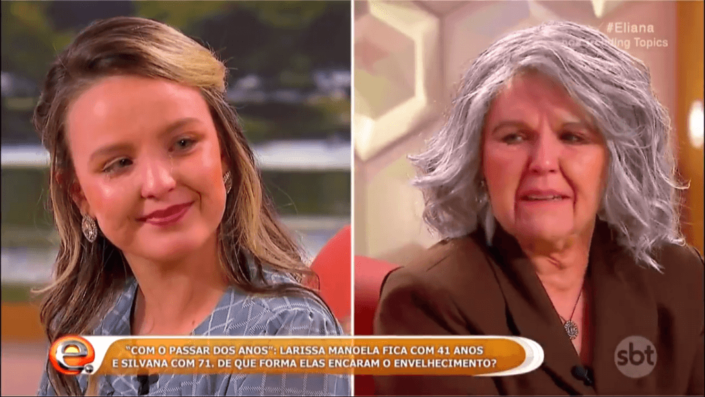 Larissa Manoela envelhece com a mãe e reação emocionante vira piada na internet