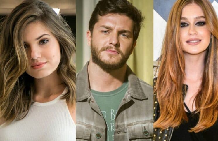 Ex de Klebber Toledo, Marina Ruy Barbosa, surge em foto ao lado da atual, Camila Queiroz