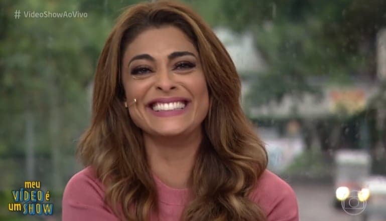 Juliana Paes no Vídeo Show (Foto: Reprodução)