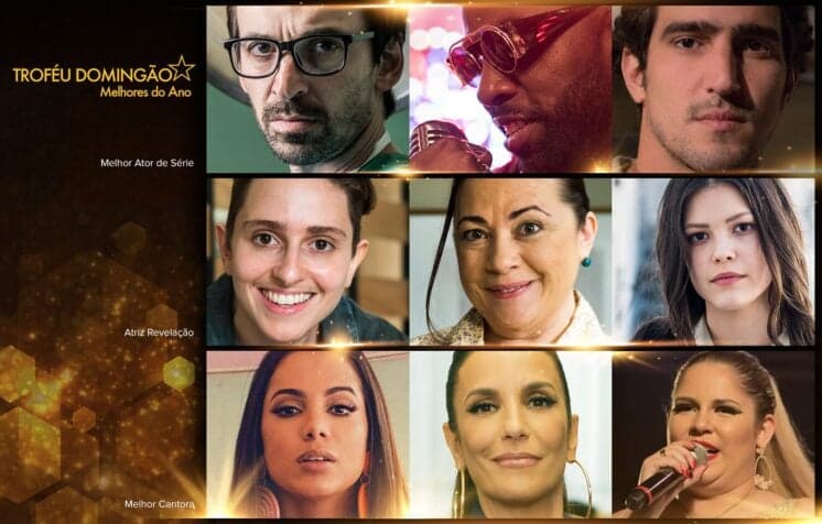 Primeiras indicações ao Melhores do Ano do Faustão têm favoritismo gritante