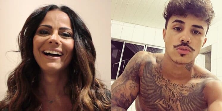Viviane Araújo estaria mais a fim de Mc Livinho do que ele dela