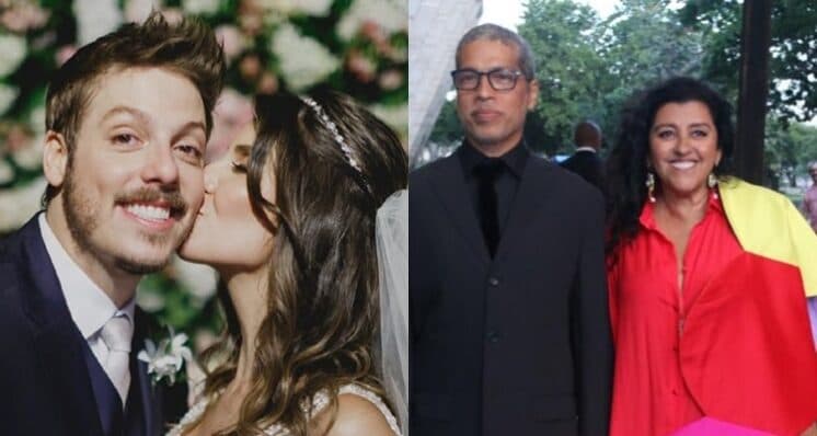 Família de Regina Casé é barrada em festa de casamento de Fábio Porchat e apresentadora toma atitude