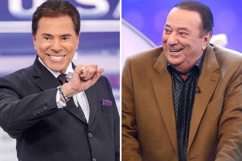 Silvio Santos e Raul Gil (Foto: Reprodução) Silvio Santos e Raul Gil (Foto: Reprodução)