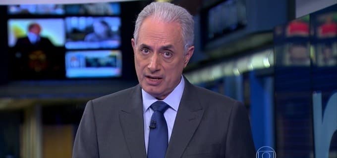 Após William Waack se desligar da Globo, Silvio Santos toma decisão em relação ao jornalista