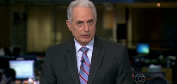 William Waack surpreende, chama redes sociais de desgraça e fala se vai para o SBT