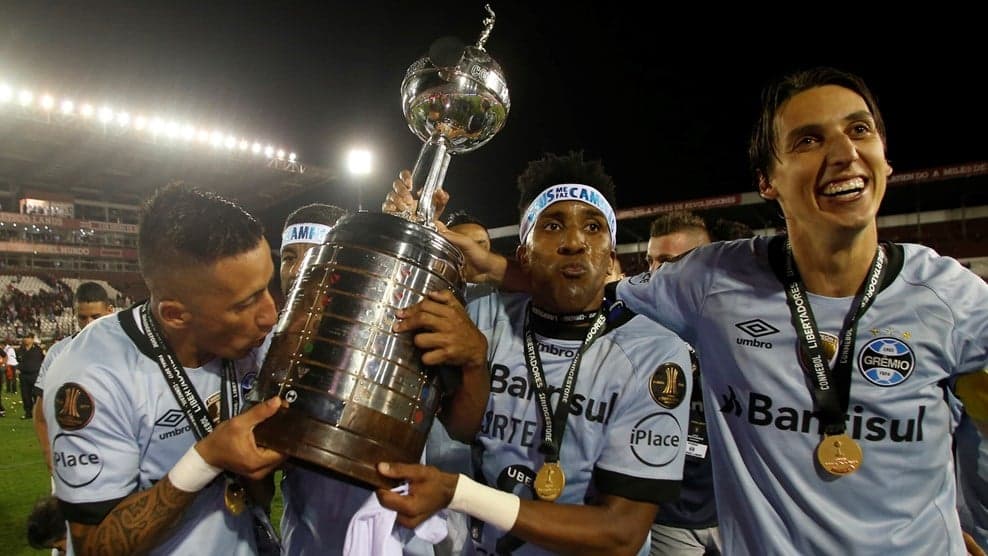 Grêmio Foot-Ball Porto Alegrense foi o campeão da Libertadores em 2017 (Foto: FIFA) Grêmio Foot-Ball Porto Alegrense foi o campeão da Libertadores em 2017 (Foto: FIFA)