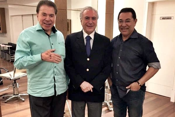 Apesar da rejeição, Michel Temer participará do Programa Silvio Santos