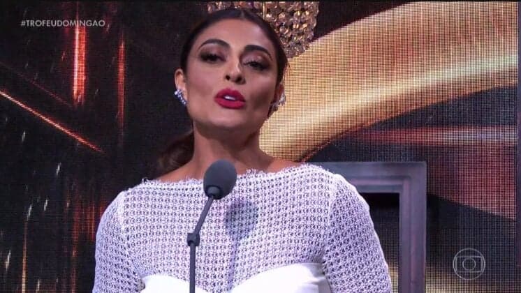 Internautas detonam derrota de Juliana Paes no Melhores do Ano do Faustão