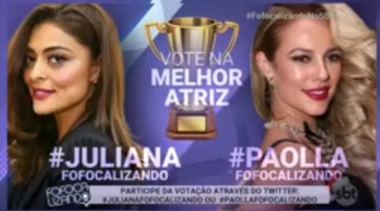 Fofocalizando contesta Melhores do Ano da Globo, cria prêmio, mas Paolla Oliveira vence mais uma vez