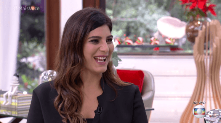 Andréia Sadi participa do Mais Você e faz revelação surpreendente