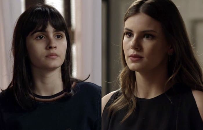 Luiza coloca Bebeth contra a parede e a enfrenta na novela Pega Pega