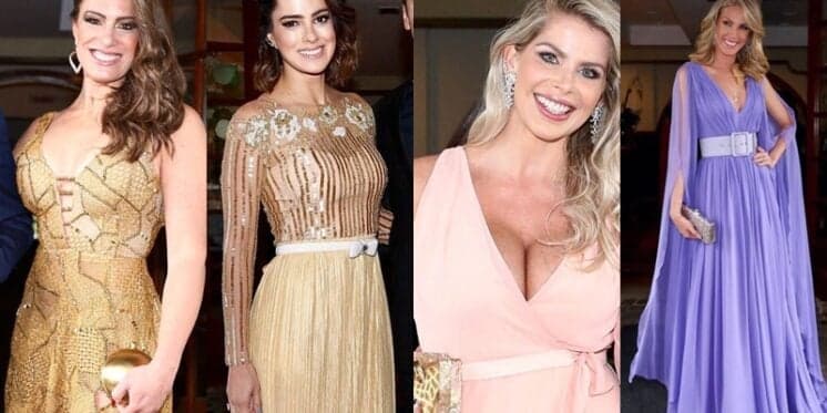Mulheres dos apresentadores da Record foram eleitas as mais mal vestidas do casamento de Ticiane Pinheiro