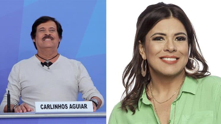 Mara Maravilha e Carlinhos Aguiar ficam frente a frente após polêmica do SBT