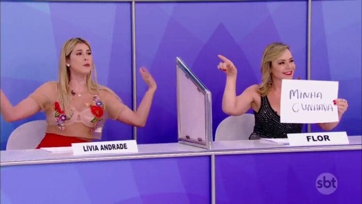 Integrantes do Jogo dos Pontinhos, Flor entrega "privilégio" de Lívia Andrade no SBT