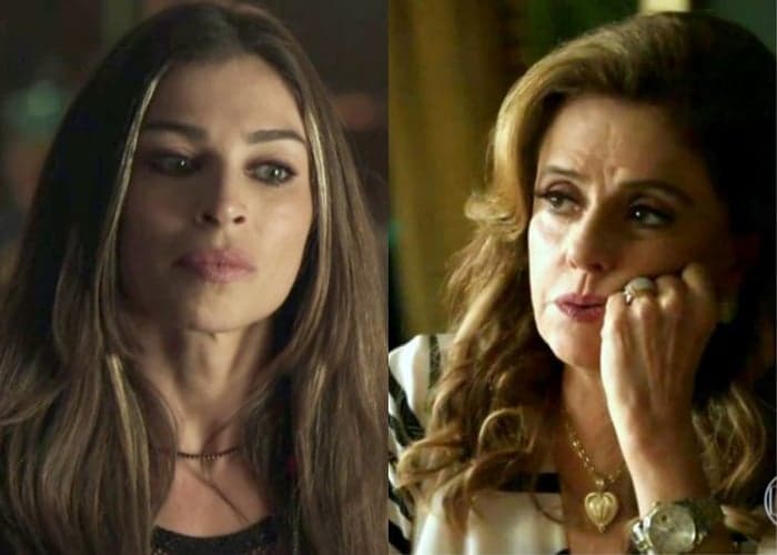 Amigas? Lívia rouba o namorado da própria mãe em O Outro Lado do Paraíso