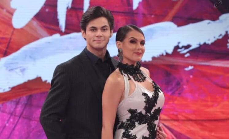 Com poucos meses de namoro, Lucas Veloso pede bailarina do Faustão em casamento