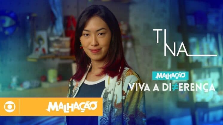Malhação: Tina aparece completamente diferente, com novo visual