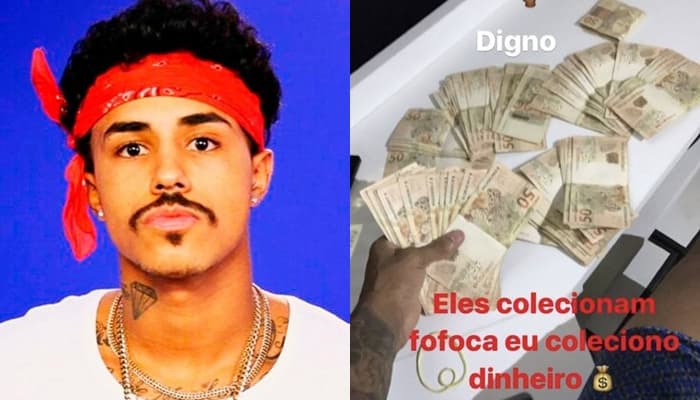 Ostentando, Livinho volta a causar e publica foto com notas de R$ 50: "Fruto do trabalho"
